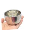 FOMIYES Capacity Barber Shaving Bowl Stainless Steel Foaming Bowl Mens Shaving Soap Container view 4