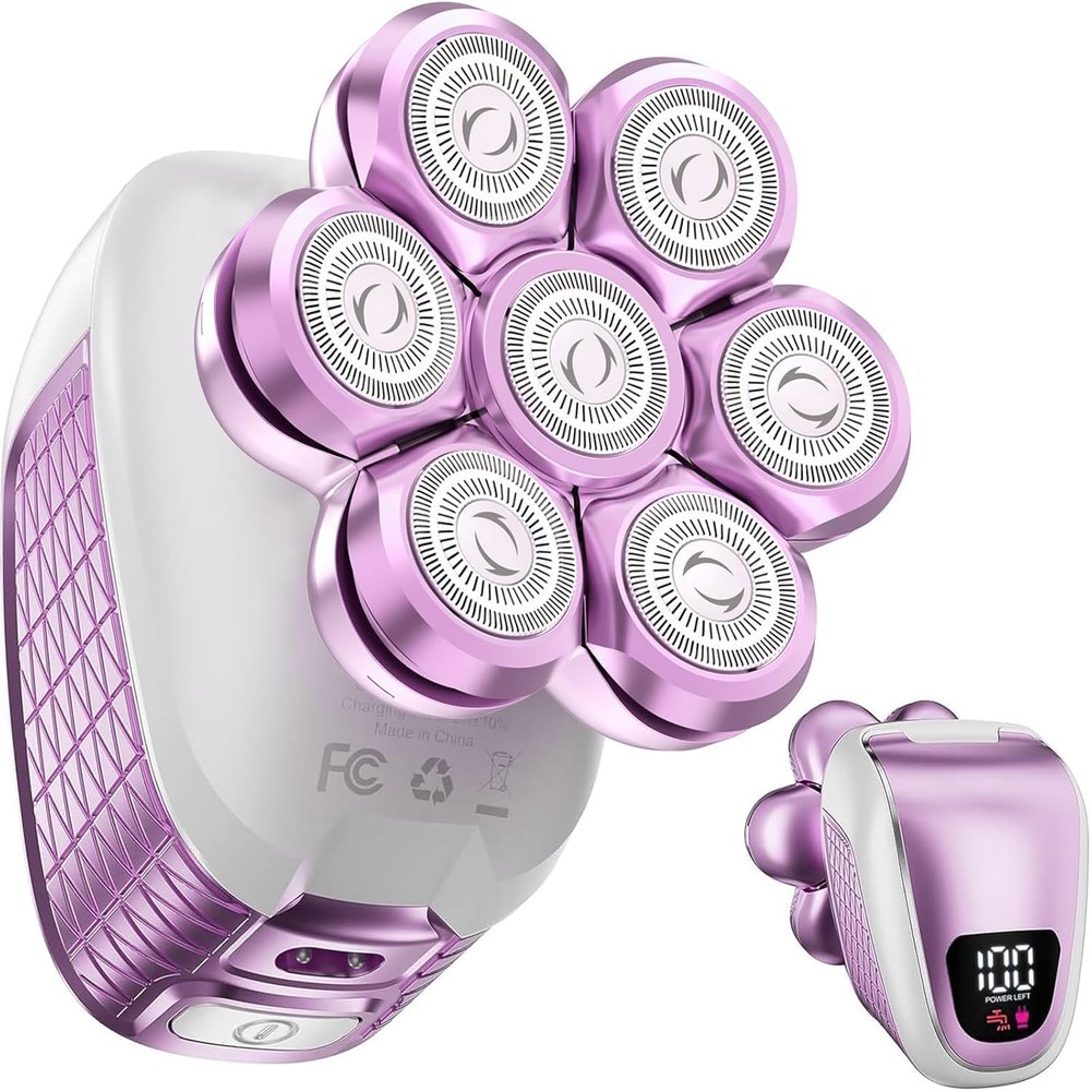 Electric Razors for Women, 5 in 1 Electric Shaver for Women, Cordless Painless Hair Remover for Legs Bikini Face