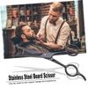 Gogogmee Hair Trimming Scissors Beard and Eyebrow Trimmer Stainless Steel Beard Care Kit Perfect for Men view 4