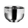 Mikinona 1pc Stainless Steel Foaming Shaving Bowl for Men Household Shaving Soap Container for Travel and Home Use Elegant Design Resistant Easy to Store view 1
