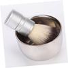 Mikinona 1pc Stainless Steel Foaming Shaving Bowl for Men Household Shaving Soap Container for Travel and Home Use Elegant Design Resistant Easy to Store view 3