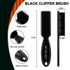 Hair Cutting Barber Cape with Hair Combs and 10 Pcs Barber Brush view 2