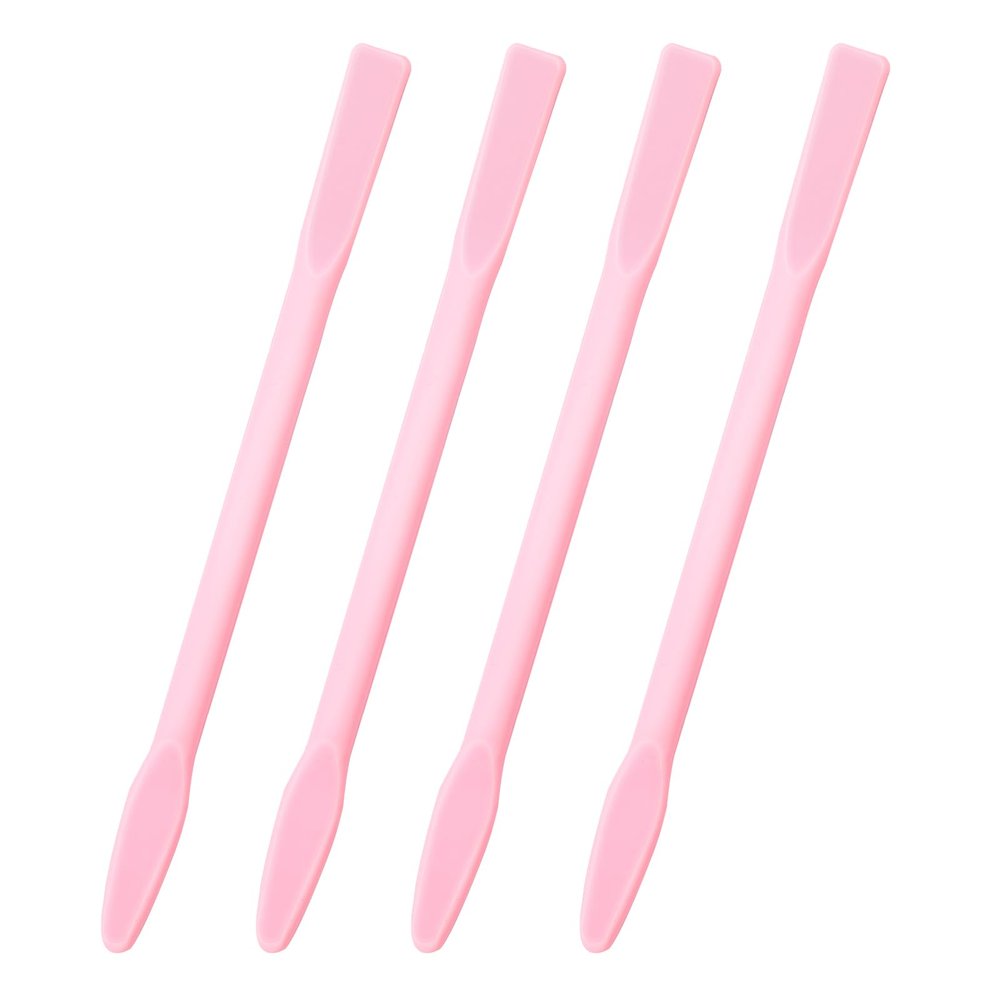4 Pcs Non-Stick Wax Spatula Silicone Waxing Applicators Hair Removal Sticks Reusable Scraper Wax Sticks for Hair Removal, Home Salon Body Use