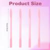 4 Pcs Non-Stick Wax Spatula Silicone Waxing Applicators Hair Removal Sticks Reusable Scraper Wax Sticks for Hair Removal, Home Salon Body Use view 2