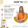 100% Natural Multani Mitti Powder for Exfoliating, Soothing, Nourishing, Smoothening Face, Skin and Hair Fuller's Earth, Bentonite Clay 200gm view 4