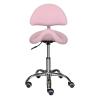 JAVPTAV Saddle Stool Rolling Chair with Back Support Adjustable Height Esthetician Seat w/Wheels for Dental Office Massage Hospital view 1