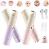 Comfort 2 in 1 Electric Lady Shaver, Dual Head Shaver Women, Bikini Trimmer for Women, Cordless Rechargeable Waterproof Women's Electric Razor Dry/Wet, for Facial Chin Underarm Legs (2pcs) view 1