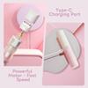 Comfort 2 in 1 Electric Lady Shaver, Dual Head Shaver Women, Bikini Trimmer for Women, Cordless Rechargeable Waterproof Women's Electric Razor Dry/Wet, for Facial Chin Underarm Legs (2pcs) view 4