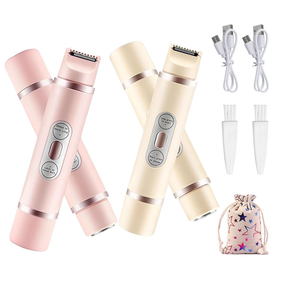 Womens Shaver, Comfort 2 in 1 Electric Lady Remover (2pcs)