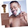 Beatifufu Beard Care Shaving Brush Brush Beard Accessories Men Soap Random Color view 3