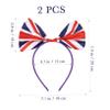 IMIKEYA Chic England Flag Bow Fans Headband Hair Bow Decor for Teen Girls and Adults view 2