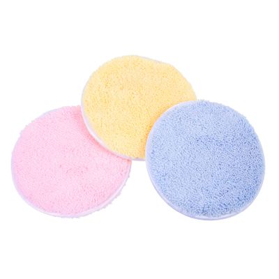 Didiseaon 3pcs Rounded Makeup Remover Pads Makeup Blender Sponges for Face Cosmetics Puff