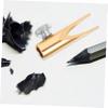 NOLITOY Eyebrow Pencil Sharpener Dual-Sided Manual Tool for Students Boy Girl Adults Compact Design for Easy Use for Makeup Art Supplies Durable Material view 3