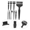 Beatifufu 8pcs Shaver Brush Replacement Brush for Razor Shaver Clipper Trimmer Cleaning Supplies Non-slip Handle view 3