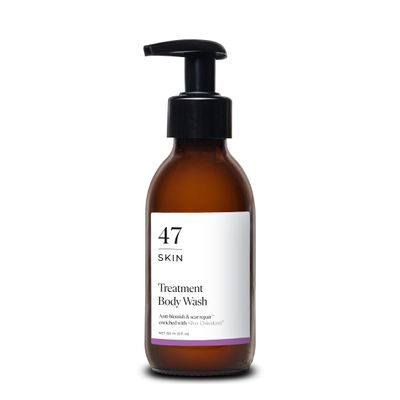 47 Skin Anti-blemish & Scar Repair Treatment Body Wash Enriched with Silver Chitoderm, Cleanser for All Skin Types, 150ml
