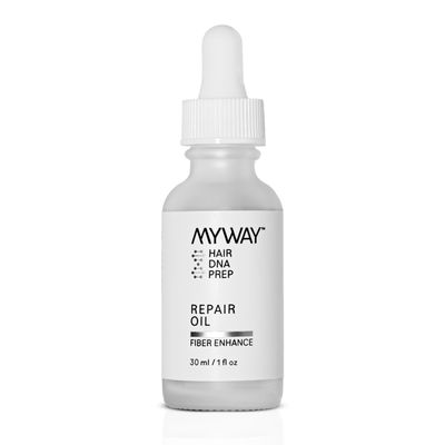 My Way Hair DNA Repair Oil Restorative and Heat Protectant Oil for Frizz Control Adds Shine and Seals Split Ends Paraben, Phthalate, Sulfate, and Cruelty-Free Hair Care (1 oz)