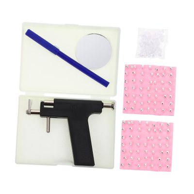 FOMIYES 1set Portable Ear Piercing Kit Ear- Convenient Body Navel Piercer Tool for Home and Simple for All Piercings
