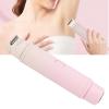 Dual Head Electric Lady Clipper for Women Rechargeable Hair Trimmer with Skin Friendly Blades Portable and Versatile for Bikini Line Underarms and Legs USB Recharge Dock view 4