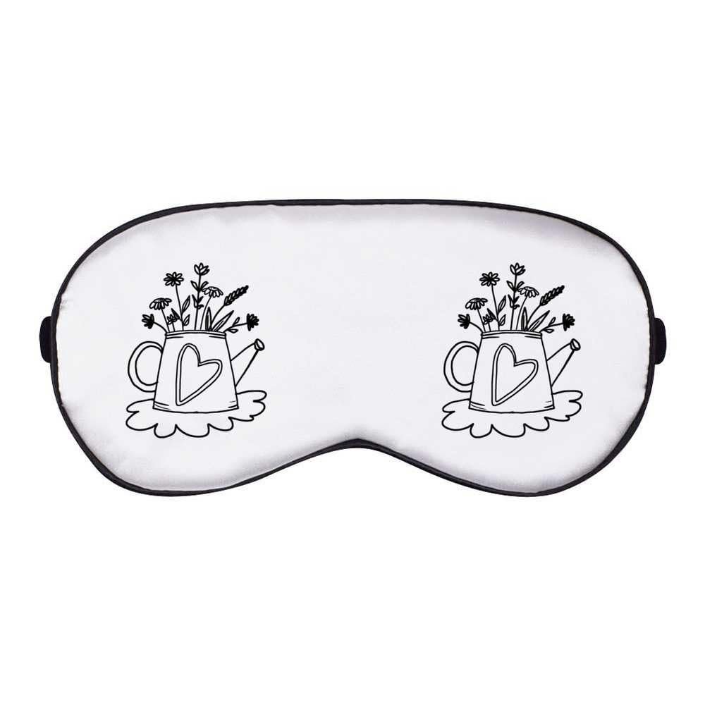 Azeeda 'Watering Can with Flowers' Sleep/Travel Eye Mask (EY00028581)