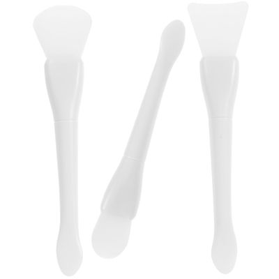VILLCASE 3pcs Silicone Spatula Wax Removal Tools Face Mask Applicators Portable Reusable Cleaning Spatulas