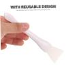 VILLCASE 3pcs Silicone Spatula Wax Removal Tools Face Mask Applicators Portable Reusable Cleaning Spatulas view 3