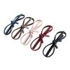 5Pcs Leather Hair Clips Fashion Barrettes for Women and Ladies view 1