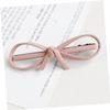 5Pcs Leather Hair Clips Fashion Barrettes for Women and Ladies view 4