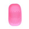 Gogogmee 1pc Makeup Brush Cleaning Pad Silicone Scrubber Dish for Effortless Brush Washing and Easy to Clean Random Pink for Makeup Lovers view 1
