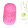 FRCOLOR 1pc Makeup Brush Cleaning Plate Silicone Scrub Pad for Makeup Brush Washing Random Easy to Clean and Store view 2