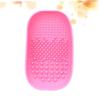 FRCOLOR 1pc Makeup Brush Cleaning Plate Silicone Scrub Pad for Makeup Brush Washing Random Easy to Clean and Store view 3