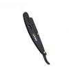 Cut Throat Razor Kit for Men  Matte Black Professional Straight Razor with Premium Stainless Steel Blade  Classic Barber-Style Shaving Tool for Beard & Moustache Grooming  Pouch Included view 1
