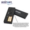 Cut Throat Razor Kit for Men  Matte Black Professional Straight Razor with Premium Stainless Steel Blade  Classic Barber-Style Shaving Tool for Beard & Moustache Grooming  Pouch Included view 3