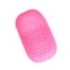 NOLITOY 1pc Makeup Brush Cleaning Plate Brush Scrubber for Dish Makeup Silicone Cleaner Random Pad Easy Wash Organize view 1