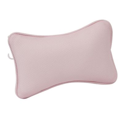 FOMIYES 1pc Non-Slip Bathtub Pillow Suction Cups Bath Tub Pillow for Neck Support Spa Head Tub Pink