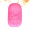 HONMEET Silicone Makeup Brush Cleaning Bowl Handheld Brush Cleaning Pad Scrub Board Random Color view 4