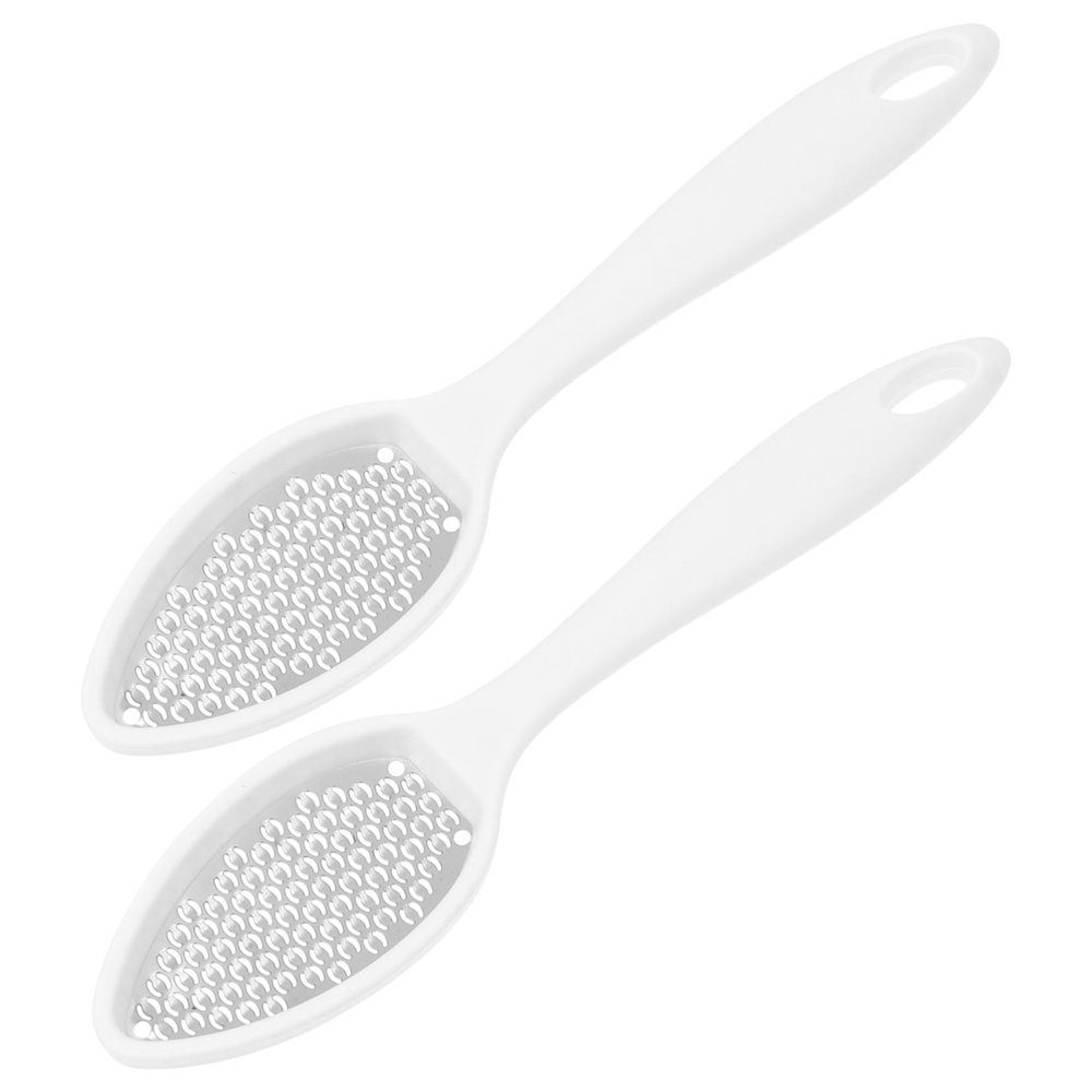 AUTSUPPL 2pcs Ergonomic Foot Rasp Pedicure File for Hard Skin Removal and Reusable Scraper Tool for Men and Women Compact for