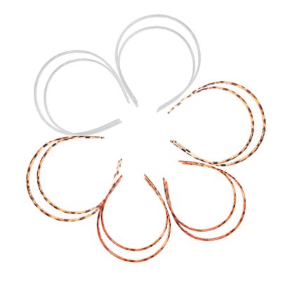 MERRYHAPY 12pcs Hair Hoops Set for Women Durable Plastic Headbands with Teeth Comb Design for Face Washing Makeup and Exercise Versatile Solid Color Hair Accessories