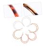 MERRYHAPY 12pcs Hair Hoops Set for Women Durable Plastic Headbands with Teeth Comb Design for Face Washing Makeup and Exercise Versatile Solid Color Hair Accessories view 4