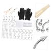 BIUDECO Nose Studs Piercing Jewelry Kit for Women Dermal Piercing Kit Nose Rings Earring for Body view 2