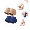 HONMEET 2pairs Comfortable Heel Socks for Women Toeless Gel Socks Inserts Moisturizing Spa for Cracked Heels Protection view 4