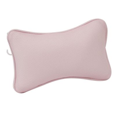 BCOATH Non-Slip Bathtub Pillow Suction Cup Headrest Pink Bath Tub Pillow Bath Accessories