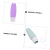 MERRYHAPY 4 Pcs Refillable Lotion Dispensers Travel Shampoo Bottles Leakproof Silicone Containers for Cosmetics for Gym Travel view 3