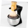 minkissy 1set Shaving Brush and Stfor Men Beard Brush Holder Rack Organized Storage for for Daily Grooming and Fast Drying view 4