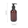 Baluue 4pcs Refillable Pe Bottles Spray Brown Emulsion Subpackaging Bottles for Travel Home Use view 2