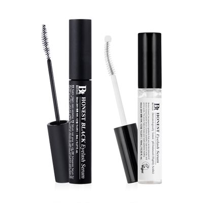 BENTON Honest Eyelash Serum Set - Eyelash Growth Serum for Thicker, Fuller Lashes - Care for Both Day and Night., Vegan Certified