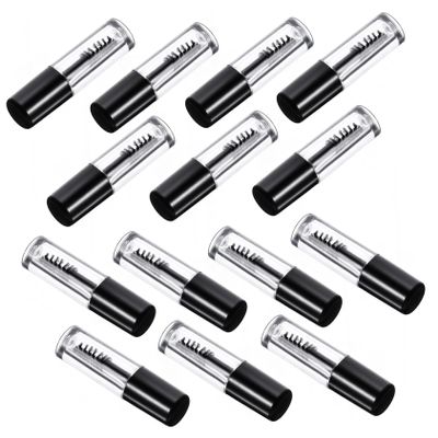 FRCOLOR 20pcs Refillable Eyelash Cream Containers Small Empty Mascara Tubes for Travel Daily Use Leak Design Multi-functional Brush Bottle for Eyelashes and Eyebrows