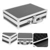 FRCOLOR Aluminum Alloy Lockbox for Makeup Cosmetic Case Handle Portable Medicine Tool Storage Box view 3