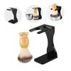 Beatifufu Beard Set Shaving Brush Stand Acrylic Display Holder Easy to Clean for Grooming Dad Husband Boyfriend view 3