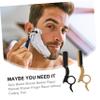 Ipetboom 4pcs Manual Barber Straight Beard Shaver for Men Includes and Finger for Precise Shaving of Beard Eyebrows Hair view 4