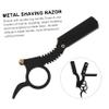 Ipetboom Barber Shaver Men's Single Razor Manual Beard Shaver Eyebrow Razor Beard Finger view 4